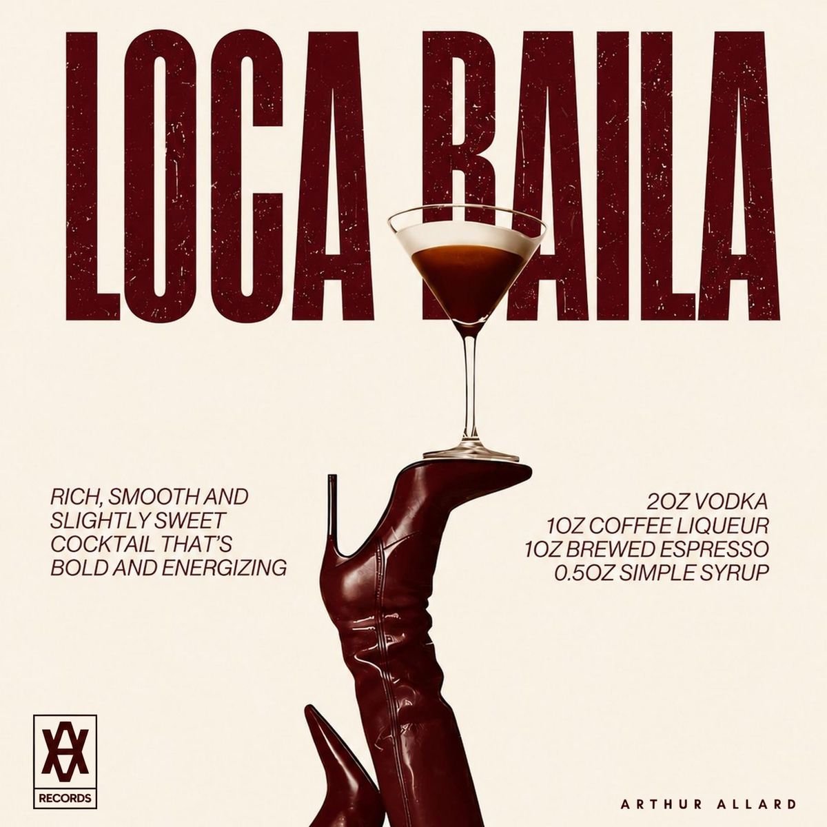 Arthur Allard, pochette du single Loca Baila