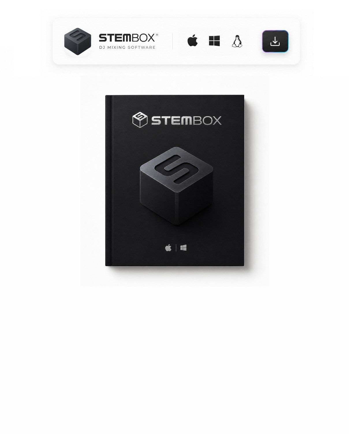 Le logiciel Stembox seul — compatible macOS, Windows et Linux